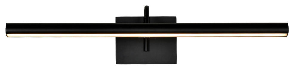 Procyon 24" ETL Certified Integrated LED Bathroom Lighting Fixture, Black