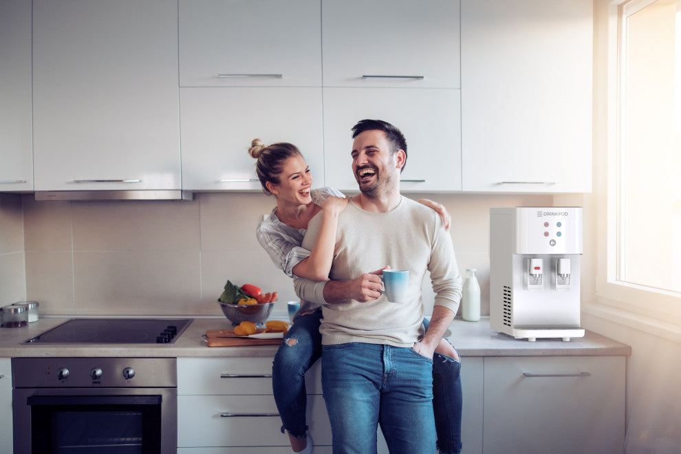 Drinkpod 2000 Series Bottleless Hot and Cold Touchless Water Dispenser, White