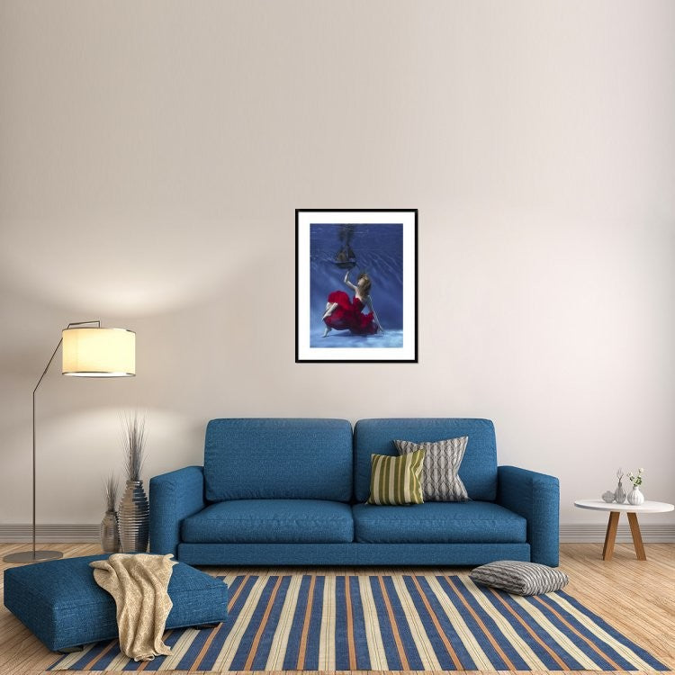 "Never Let Go" Framed Digital Print by Karen Jones, 32x40"