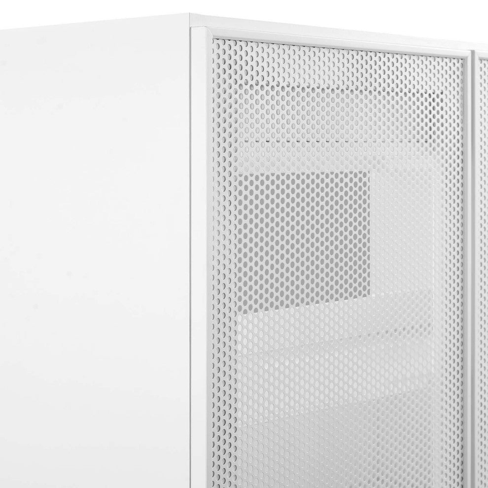 Calla 36" Perforated Metal Bathroom Vanity Cabinet (Sink Basin Not Included) - W