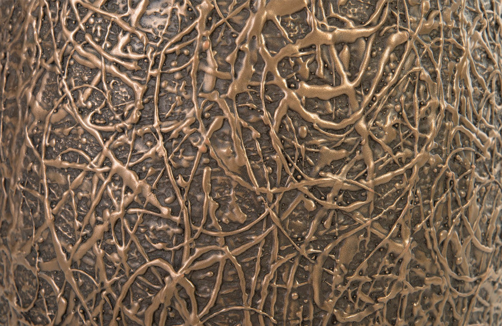 String Theory Planter, Bronze, Small
