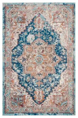 Safavieh Aria Ara119B Vintage/Distressed Rug, Blue/Beige, 4'0"x6'0"