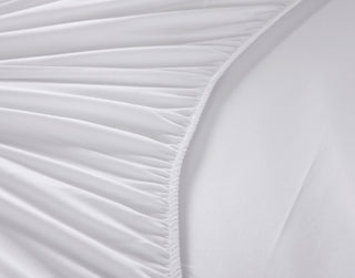 Lotus Home Microfiber Water and Stain Resistant Fitted Bed Protector Set, Full