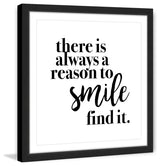 "Reason to Smile" Framed Painting Print