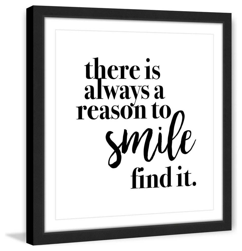 "Reason to Smile" Framed Painting Print