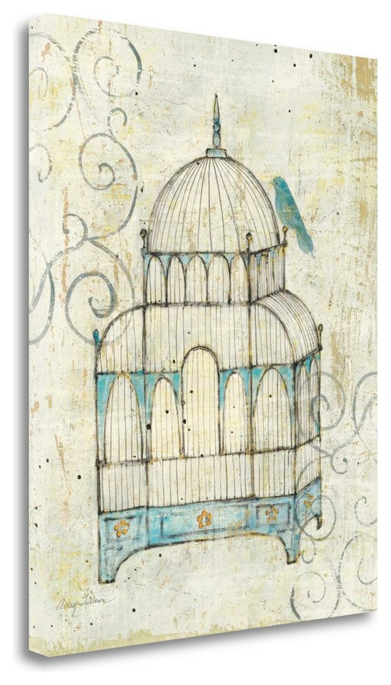 "Bird Cage II" By Avery Tillmon, Giclee Print on Gallery Wrap Canvas