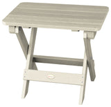 4 Classic Westport Adirondack Chairs, 2 Folding Side Tables, Whitewash