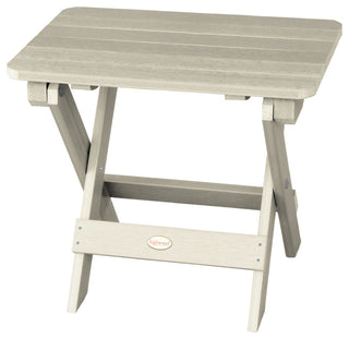 4 Classic Westport Adirondack Chairs, 2 Folding Side Tables, Whitewash