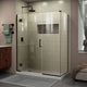 Dreamline Unidoor-X 47"x34.375"x72" Hinged Shower Enclosure