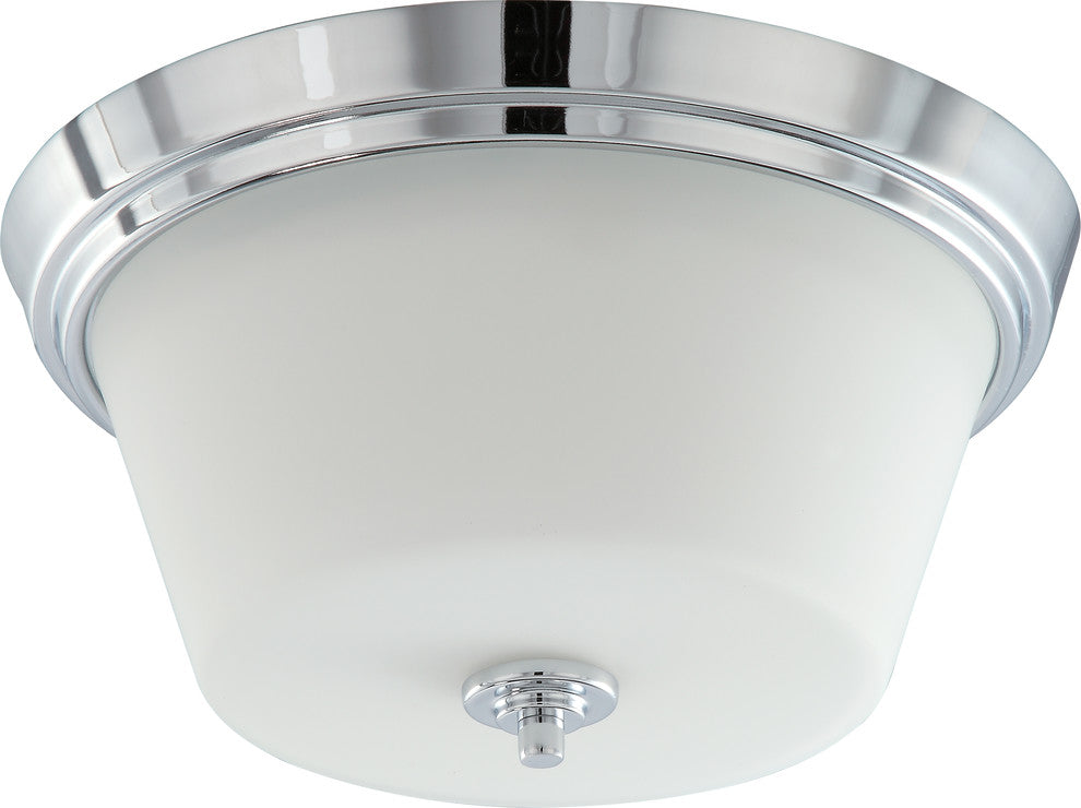 Nuvo 2-Light Bento Collection Flush Mount Lighting Fixture