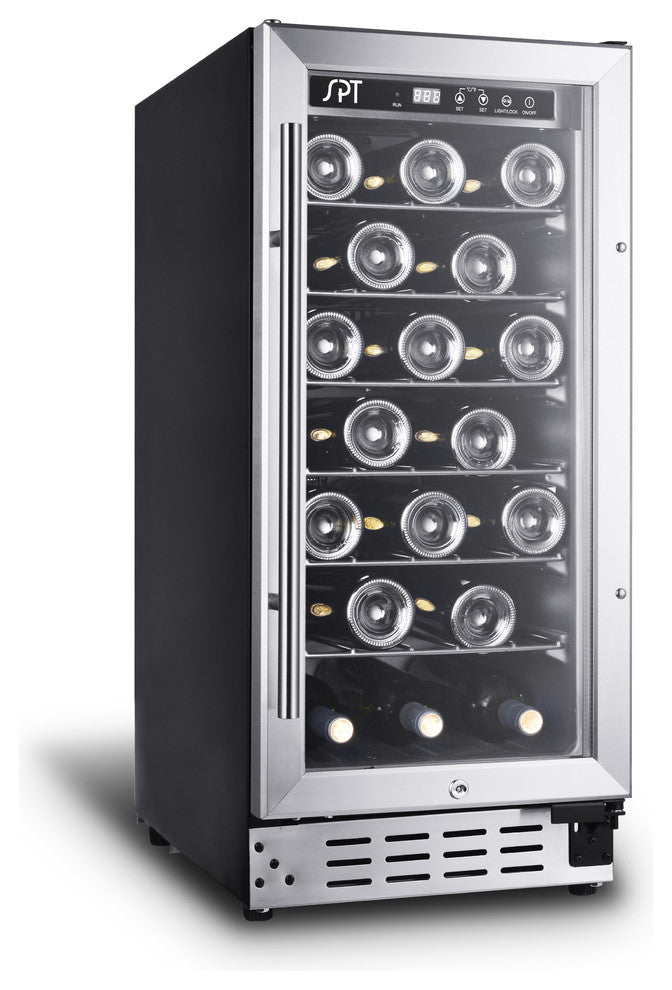 SPT 33-Bottle Under-Counter Wine Cooler, Commercial Grade