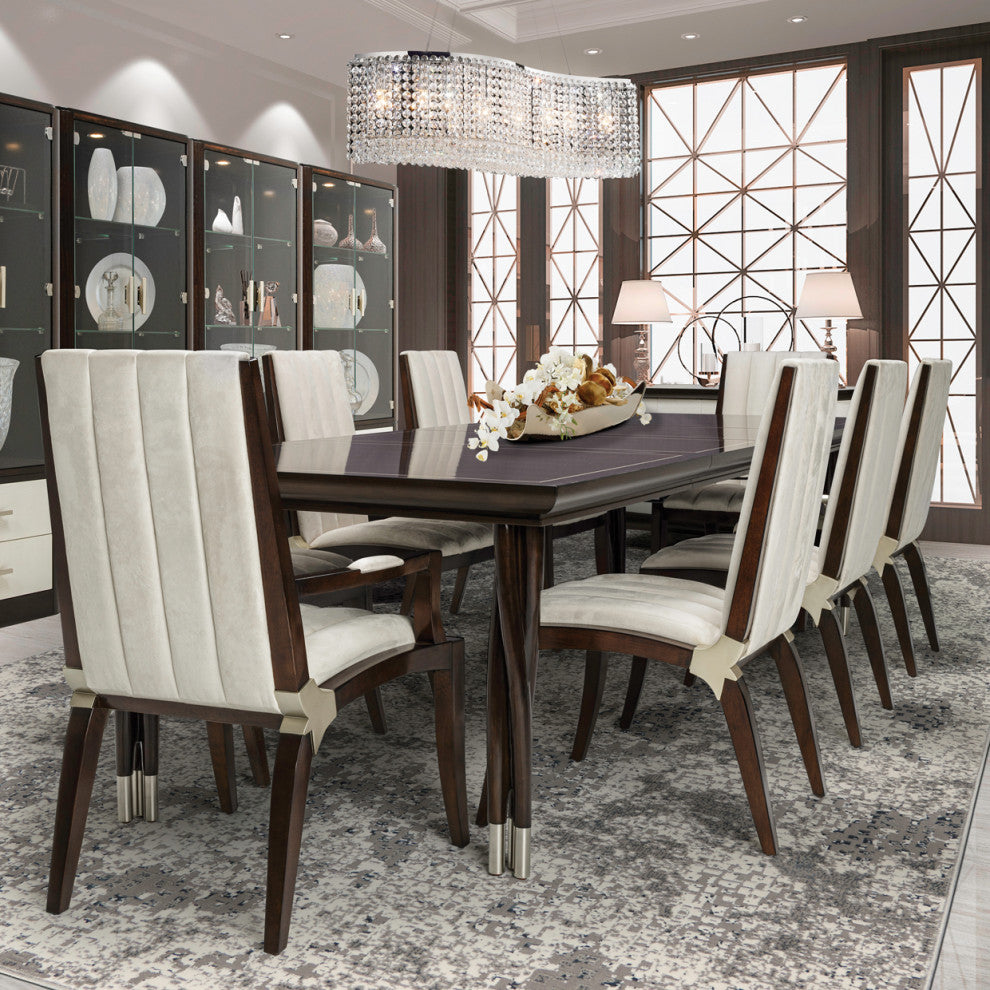 Paris Chic Rectangular Dining Table - Espresso