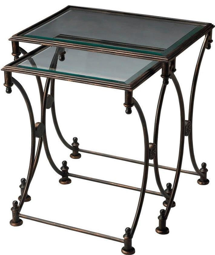 Transitional Rectangle Nesting Tables Set