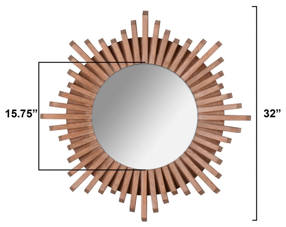 Contemporary Accent Mirror