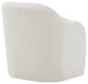 Zella Fabric Accent Arm Chair, Shearling Beige