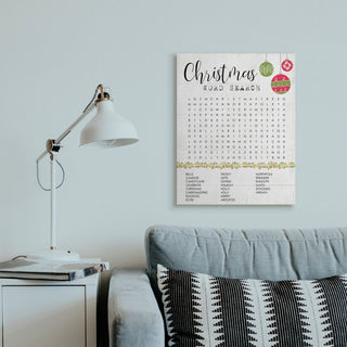 Christmas Word Search Holiday Activity Text Design,1pc, each 24 x 30
