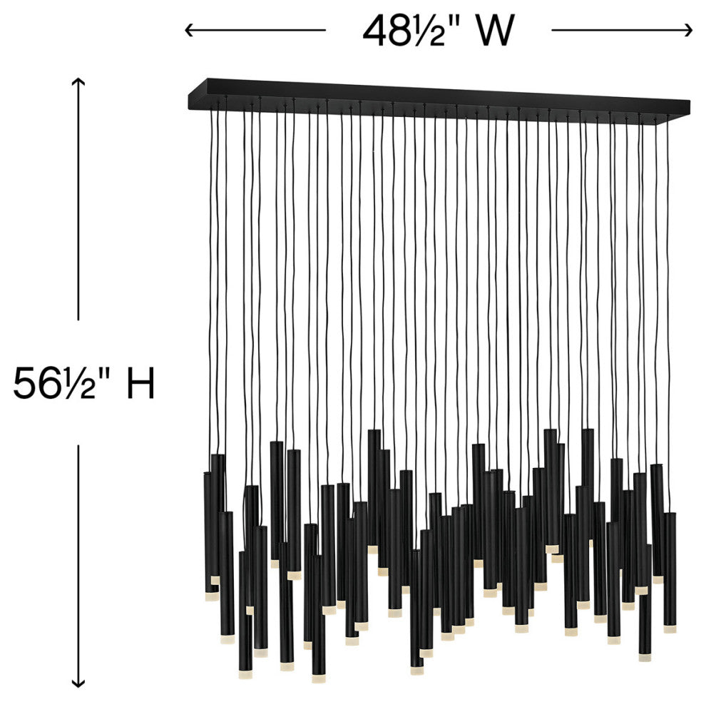 Fredrick Ramond Harmony Medium Adjustable Led Linear, Black*