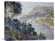 "A View of Cape Martin, Monte Carlo" Canvas Giclee by Claude Monet, 22"x18"