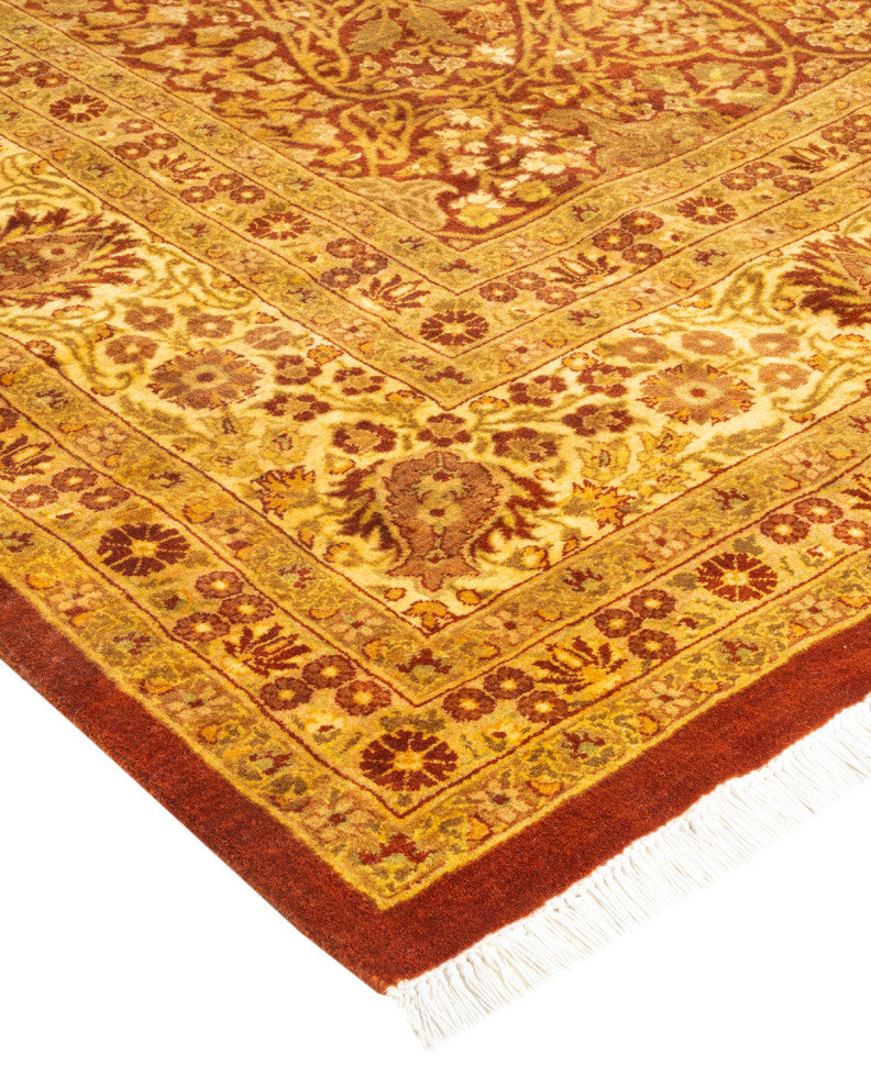 Mogul, One-of-a-Kind Hand-Knotted Area Rug Orange, 8'0"x15'10"