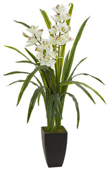 39" Cymbidium Orchid Artificial Plant