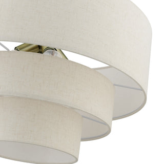 Livex Lighting Gladstone 4-Light Antique Brass Pendant Chandelier