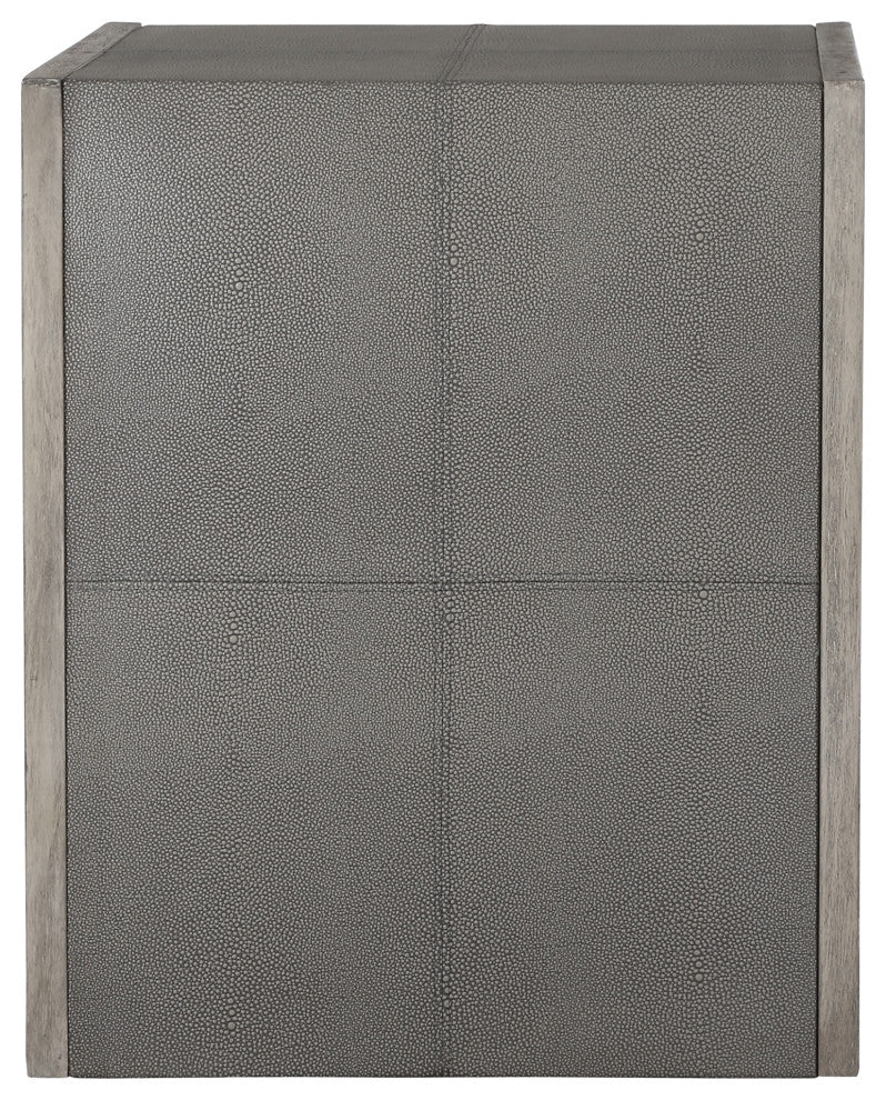 Aerina Modern Gray End Table