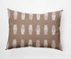 14x20" Bowling Pins Nautical Decorative Indoor Pillow, Mauve
