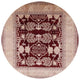 Ahgly Company Indoor Round Mid-Century Modern Area Rugs, 7' Round