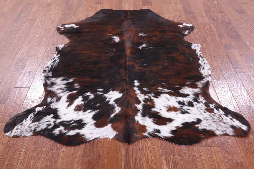 6' 5" X 5' 8" Natural Cowhide Rug C1903