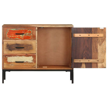 vidaXL Sideboard Buffet Cabinet with Storage for Kitchen Solid Reclaimed Wood