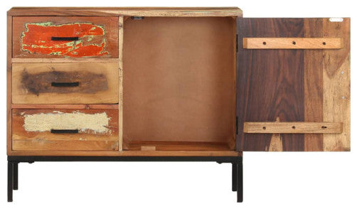 vidaXL Sideboard Buffet Cabinet with Storage for Kitchen Solid Reclaimed Wood