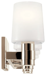 Adani 30" 4 Light Vanity With Opal Glass, Polished Nickel