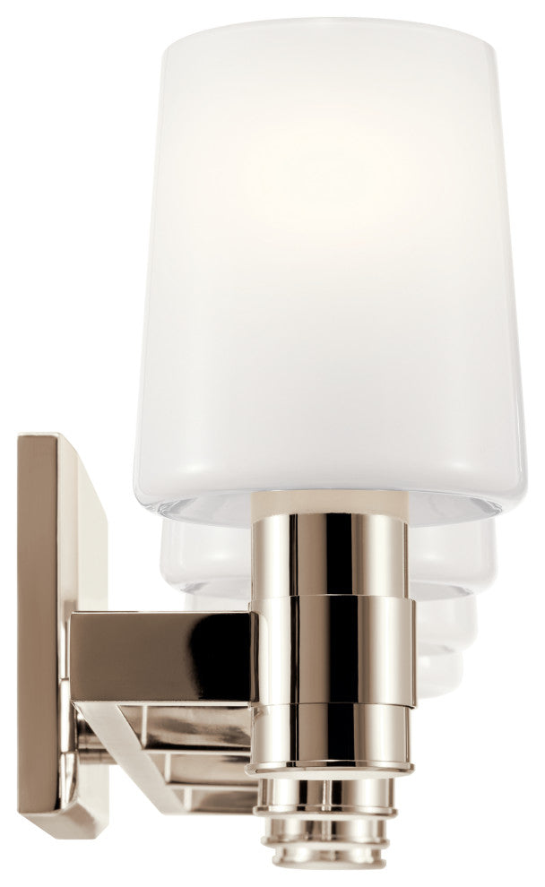 Adani 30" 4 Light Vanity With Opal Glass, Polished Nickel