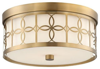 Crystorama ANN-2105-VG, 2-Light Ceiling Mount, Vibrant Gold