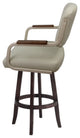 Swivel Metal Stool, M-115 Vivian, Ocean Beige, Gray, Ocean Beige - Beige Moca, 34"