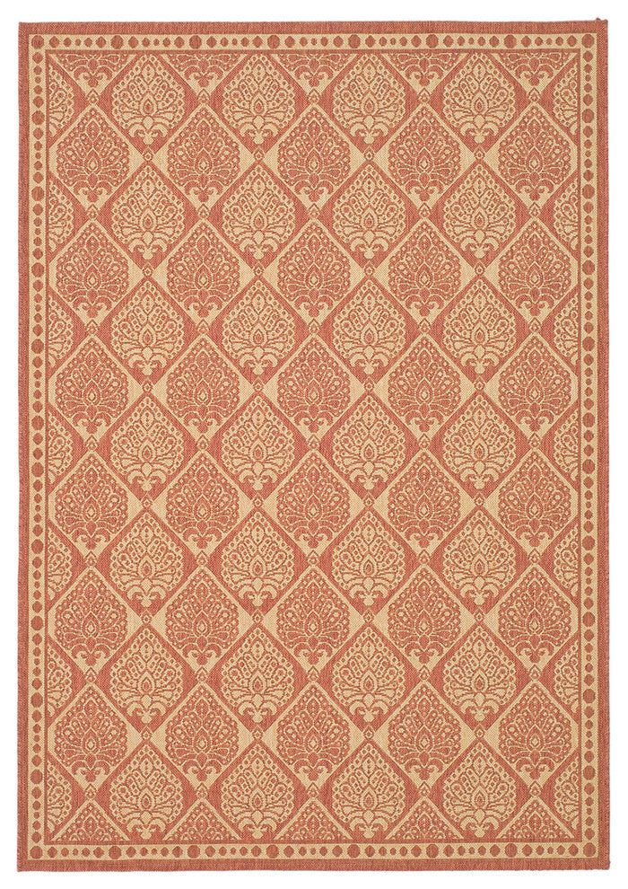 Safavieh Courtyard cy5149a Rust, Sand Area Rug