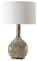 Uttermost Rhine Brown Glass Table Lamp