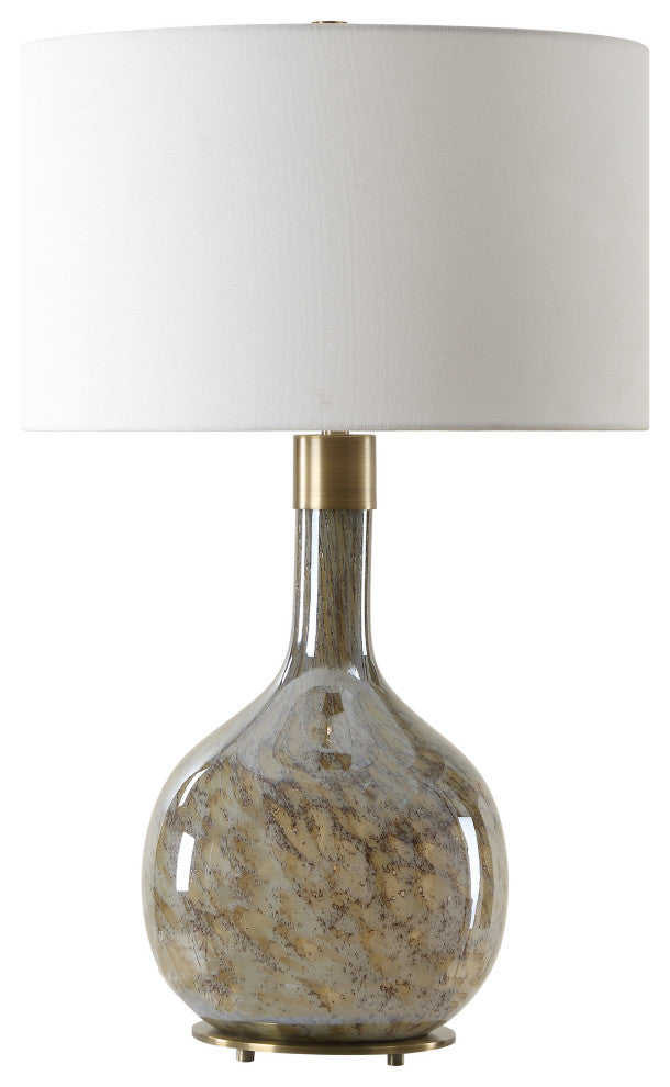 Uttermost Rhine Brown Glass Table Lamp