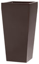 Windsor Tall Square Planter, Brown, 13"x13"x26"