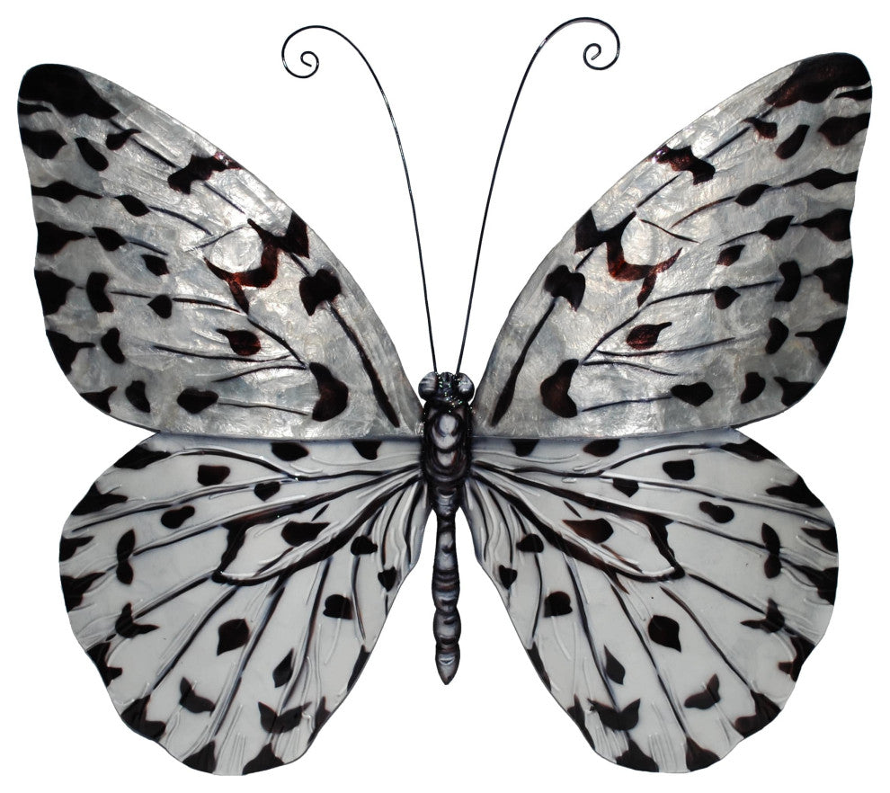 Eangee Butterfly Wall Decor Black And White Large