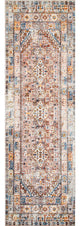 Nuloom Farley Medallion Fringe Area Rug, Khaki 2'6"x10'