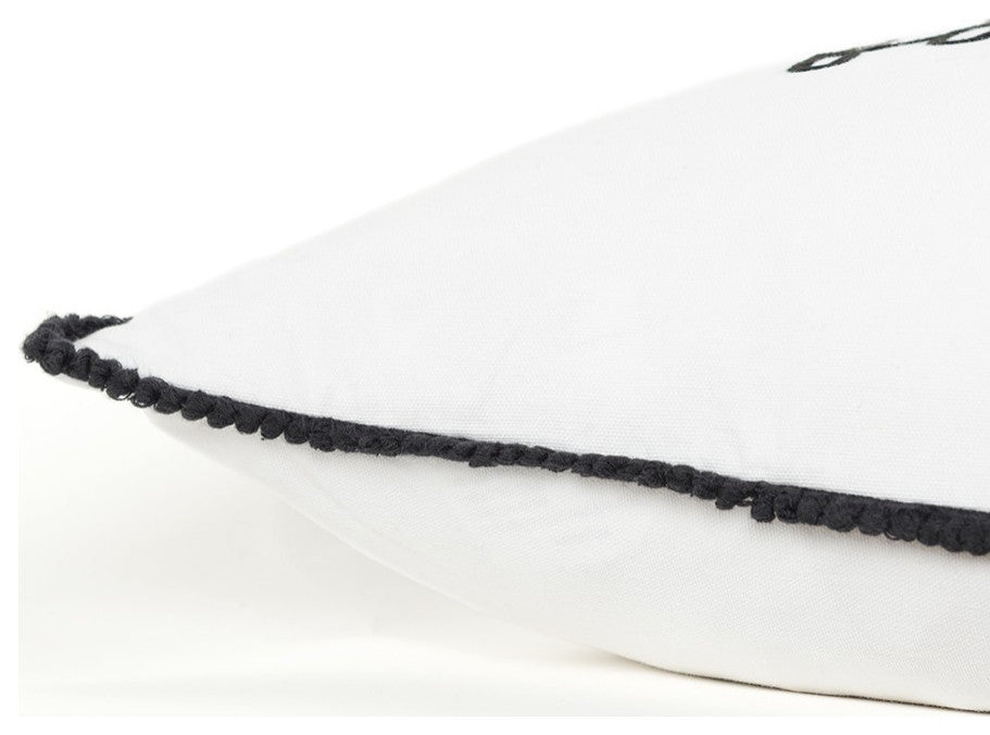 Black and White Moms Favorite Modern Throw Pillow