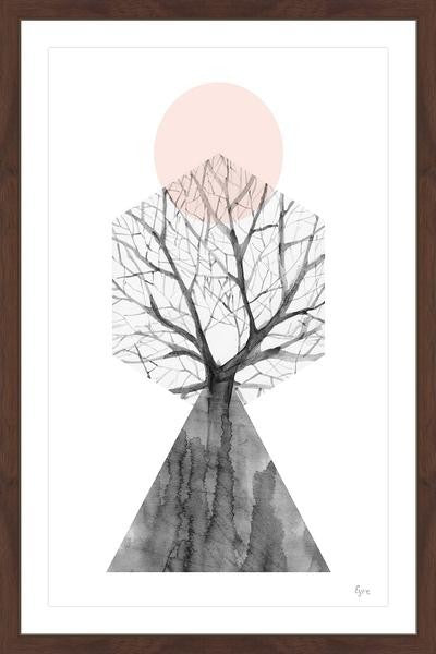 "Three Worlds" Framed Painting Print, 24"x36"