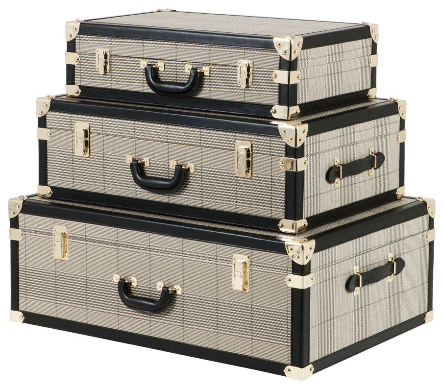 Brown Trunk (Set of 3) | Eichholtz Bittersweet