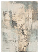 Nourison Washable Decor 5'3" x 7' Blue Modern Indoor Rug