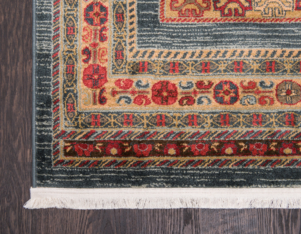 Unique Loom Blue Pasadena Fars 2' 2 x 3' 0 Area Rug