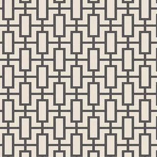 Shades, Damask Geometric Graphic Cream, Gray Wallpaper Roll