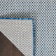 Nourison Courtyard 5' x 7' Ivory Blue Modern Area Rug