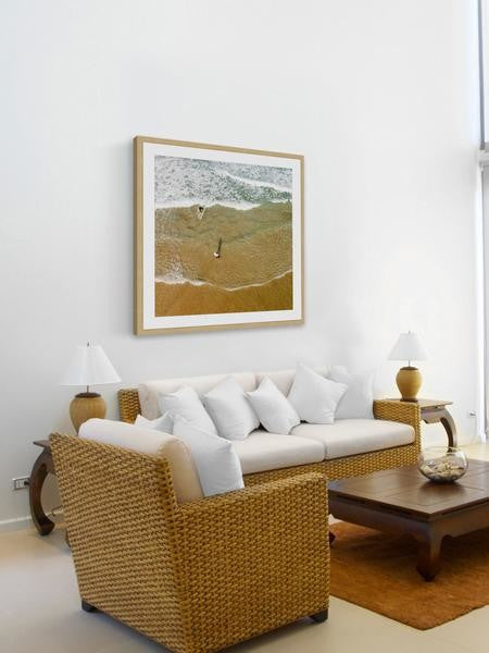 "In the Tide" Framed Painting Print, 32"x32"