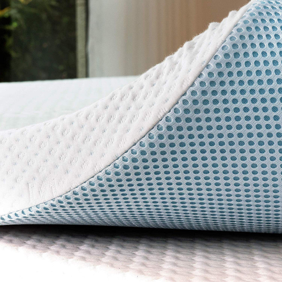 Subrtex 3" Memory Foam Mattress Topper, 10-Year Warranty, King, 3-Inch